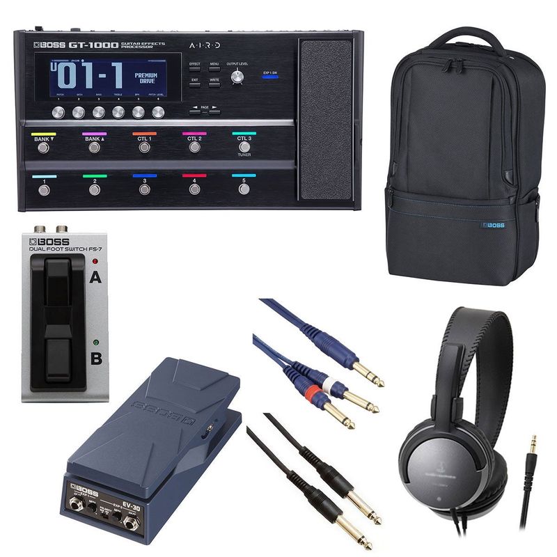 BOSS / GT-1000 [オプションアイテム+BOSS製ユーティリティギグバッグ] FS-7 + EV-30