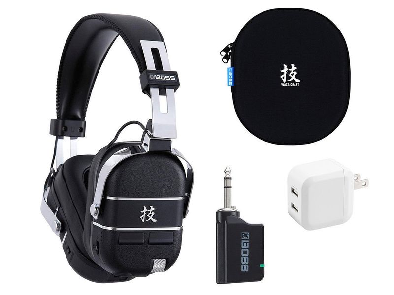 WAZA-AIR 無線ヘッドフォン 専用ケース付き BOSS / 技 WAZA-AIR (USB Type-C仕様) [WAZA-AIR 専用ケース CB-WZ-AIR