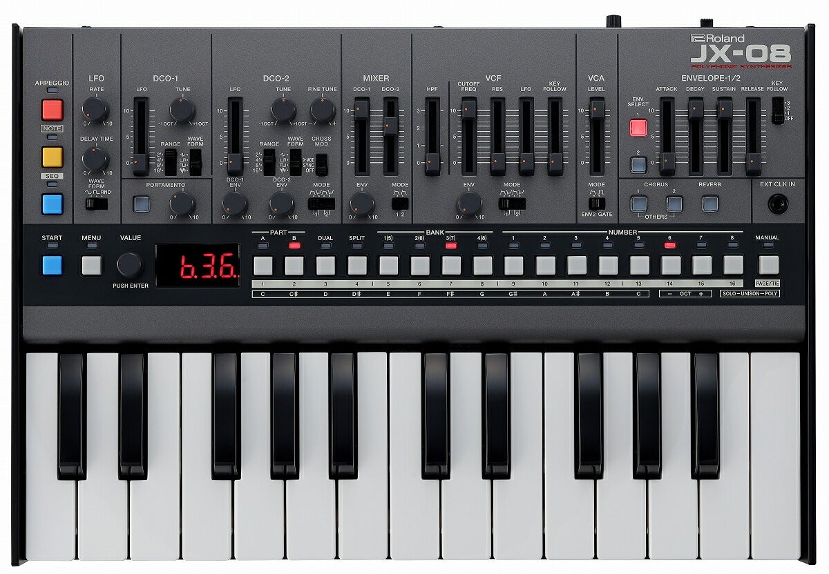 Roland ローランド / JX-08 アナログ・シンセサイザー Boutique【K-25m