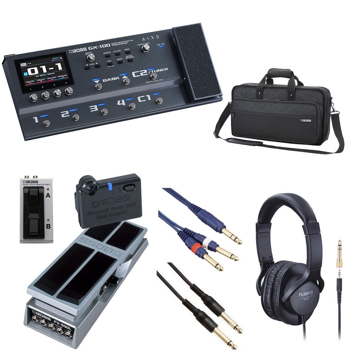 BOSS GX-100 【電源コード・Bluetoothコネクター付き】 BOSS / GX-100 Guitar Effects Processor[オプションアイテム+BOSS純正
