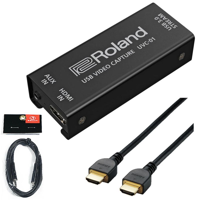 Roland / UVC-01 USB VIDEO CAPTURE -限定特典：HDMIケーブル3m、AUX