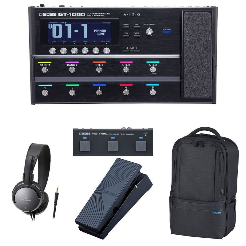 BOSS / GT-1000 [オプションアイテム+BOSS製ユーティリティギグバッグ] FS-1-WL + EV-1-WL