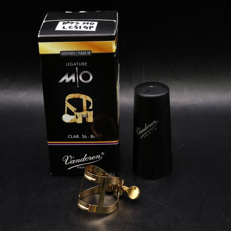 中古】VANDOREN / B CL MO LC51GP Bbクラリネットリガチャー&キャップ