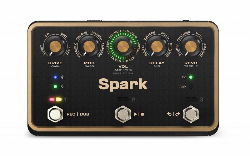 【新製品】[あのSparkシリーズからマルチエフェクターが登場!]  Positive Grid / Spark PEDAL スパーク・ペダル  ポジティブグリッド スパーク マルチエフェクター 《予約注文/2026年9月25日発売予定》