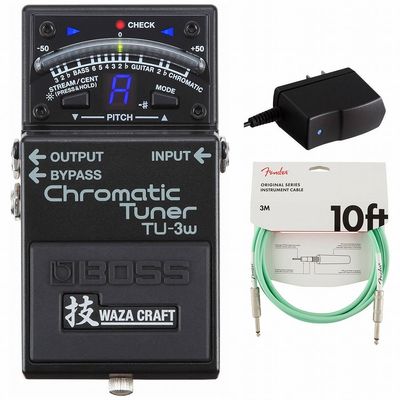 安心の長期5年保証】BOSS / TU-3W Chromatic Tuner技 WAZA CRAFT Made