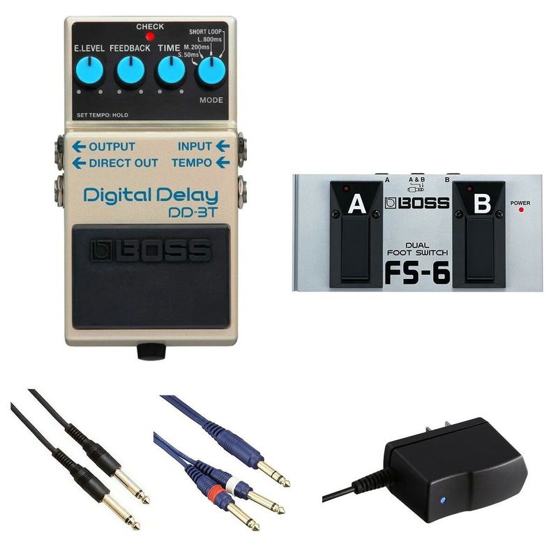 BOSS / DD-3T Digital Delay[自由自在にサウンドメイクセット] FS-6