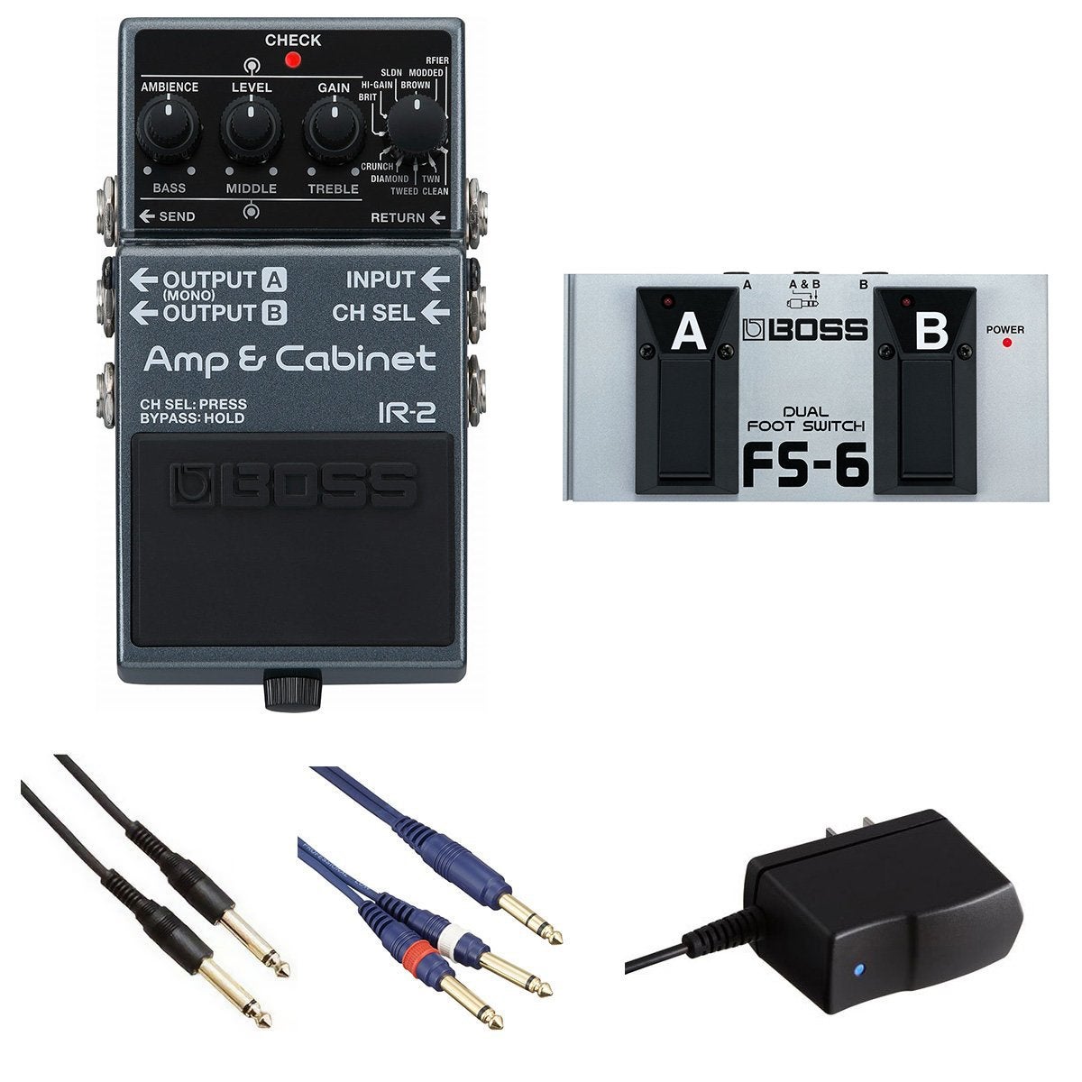 BOSS / IR-2 Amp & Cabinet[自由自在にサウンドメイクセット] FS-6 PSA
