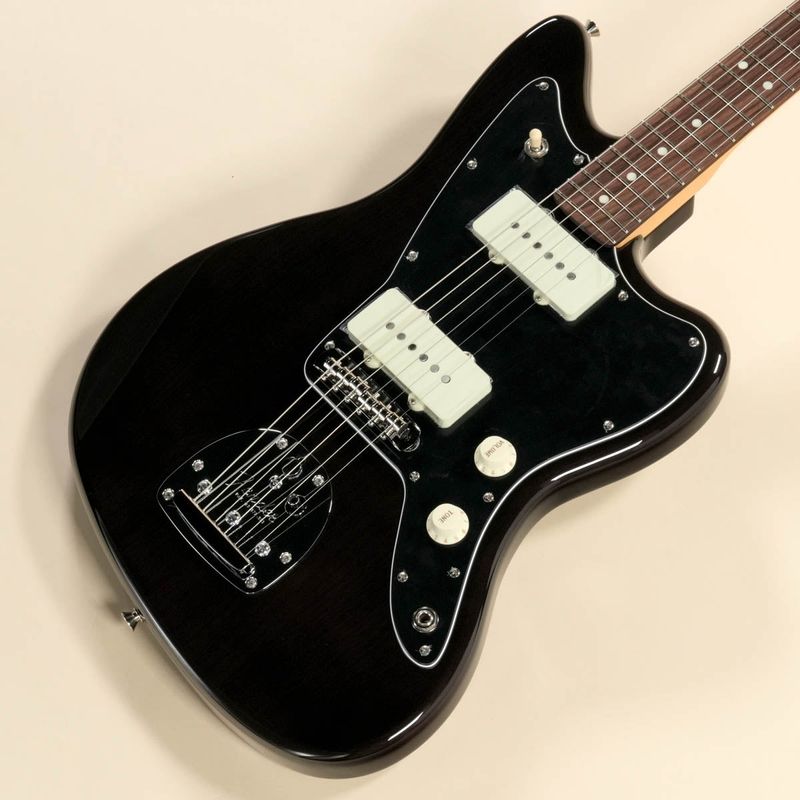 ギター Fender FSR Jazzmaster Alder Trans Black Fender / FSR Collection Hybrid II Jazzmaster Alder Trans Black