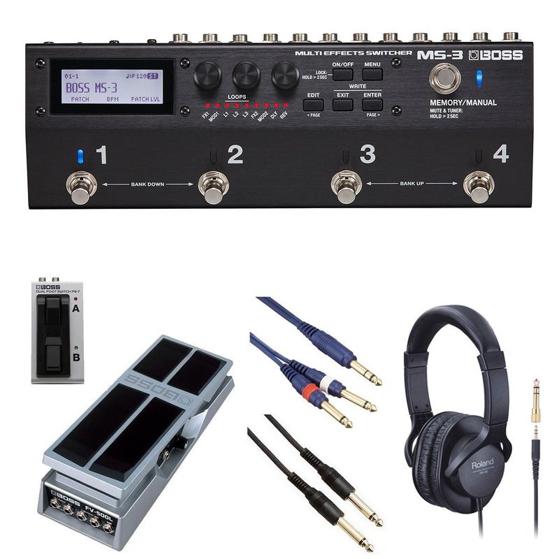 BOSS MS3 ＆FS7 【セット】 BOSS / MS-3 マルチスイッチャー[自由自在にサウンドメイクセット] FS