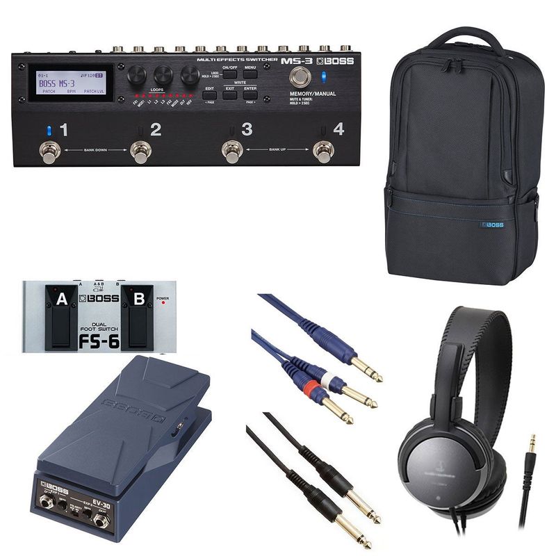 BOSS MS-3 & EV-30 マルチエフェクター　exペダル BOSS / MS-3 マルチスイッチャー[オプションアイテム+BOSS製