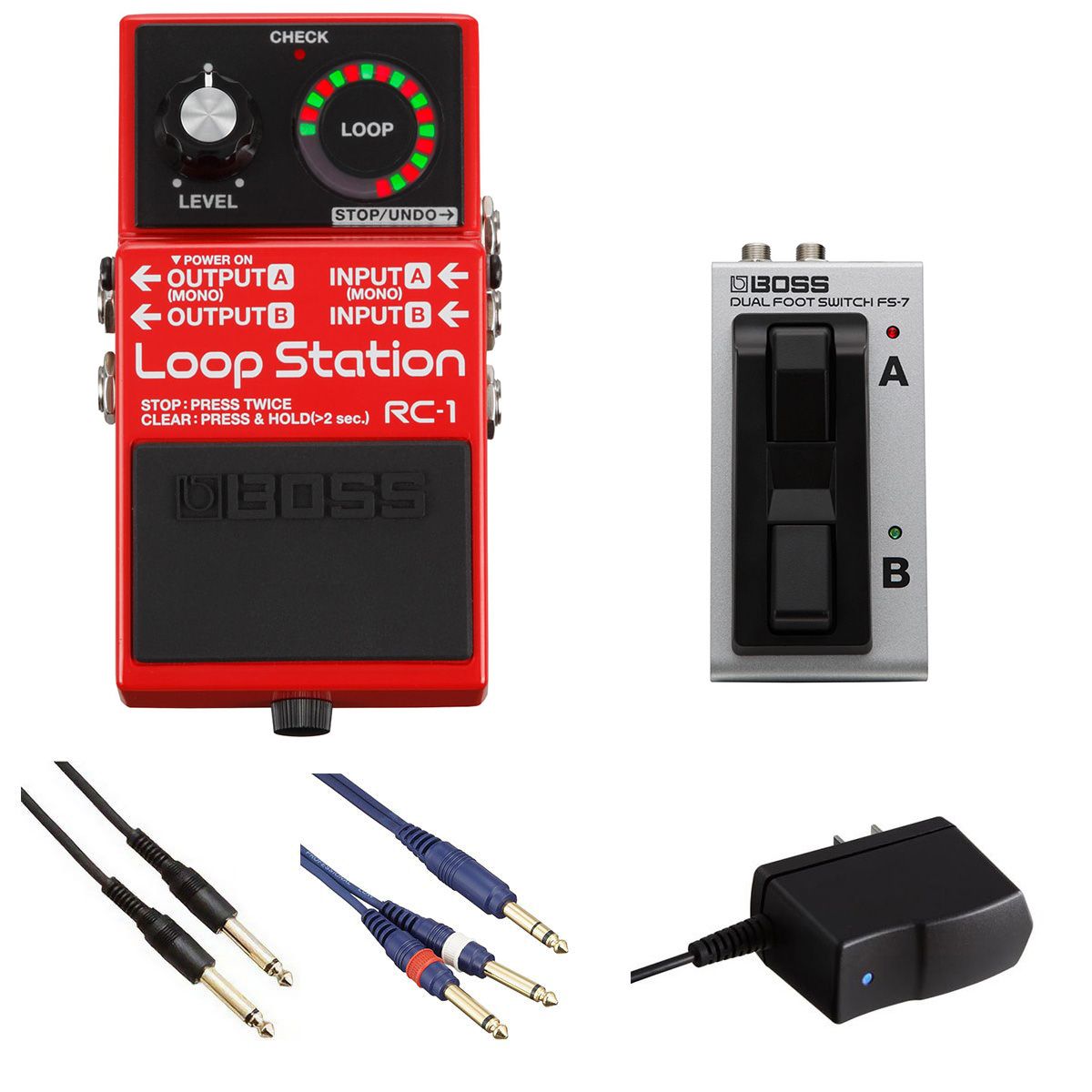 BOSS / RC-1 Loop Station[自由自在にサウンドメイクセット] FS-7 PSA