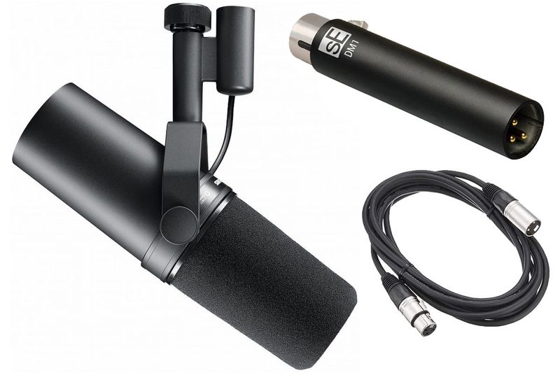 SHURE SM7B ダイナミックマイク　アーム　DM1 DYNAMITE SHURE シュア / SM7B [DM1 DYNAMITE Black ＆ マイクケーブルセット