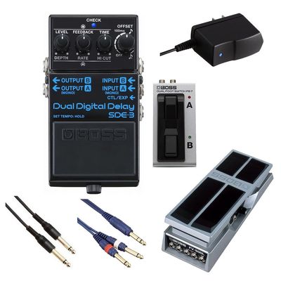 BOSS SDE-3 (交換用ボトムプレート、銀ネジ付) 安心の長期5年保証】[ヴィンテージデジタルディレイをコンパクトペダル