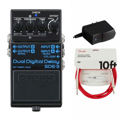 BOSS / SDE-3 Dual Digital Delay ディレイ ボス 純正アダプターPSA