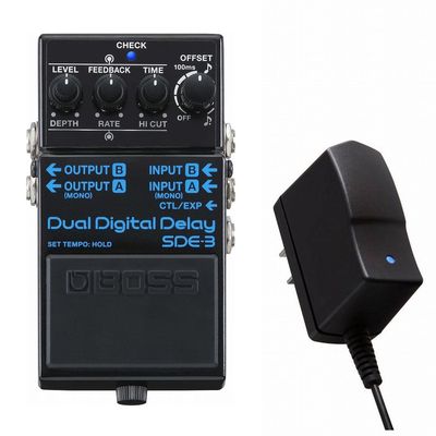 BOSS / SDE-3 Dual Digital Delay ディレイ ボス 純正アダプターPSA