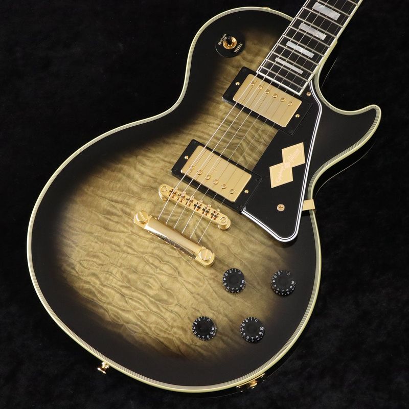 Epiphone / Inspired by Gibson Custom Les Paul Custom Quilt Cobra Burst【2NDアウトレット特価】 【御茶ノ水本店】