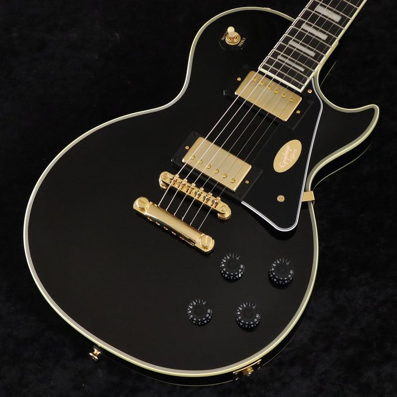 Epiphone / Inspired by Gibson Les Paul Custom Ebony【2NDアウトレット特価】 【御茶ノ水本店】