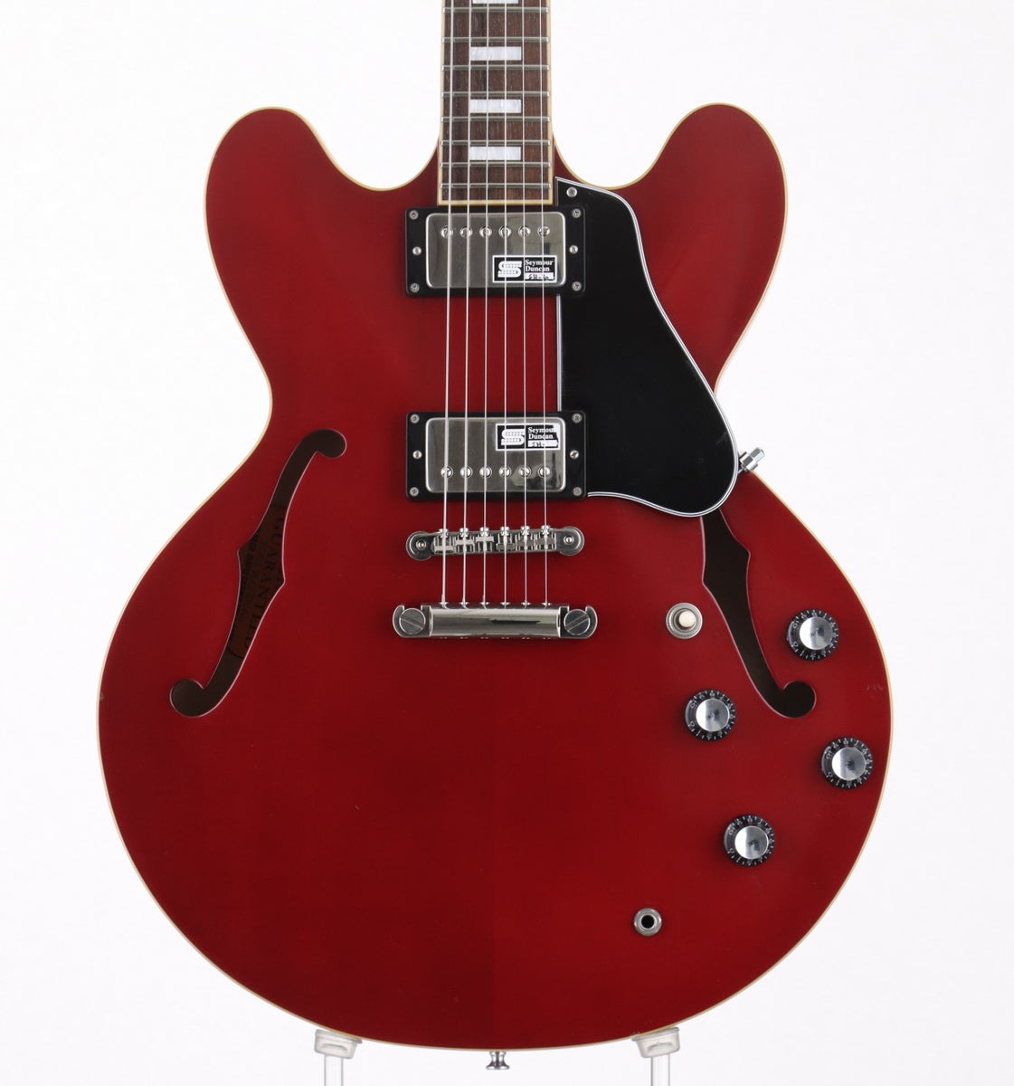 セミアコ エドワーズ EDWARDS E-SA-125LTS 自力塗装あり 中古】EDWARDS / E-SA-125LTS Cherry【3.66kg】【S/N:ED1015710