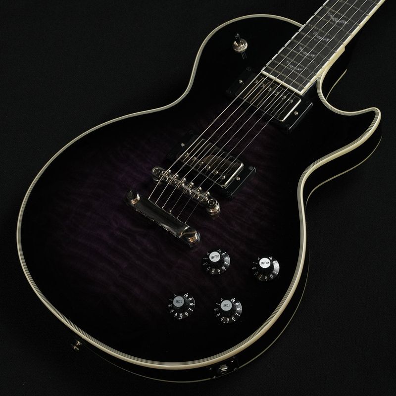 Epiphone / Inspired by Gibson Bats in Flight Les Paul Custom Quilt Dark Purple Burst ≪S/N:26011524676≫ 【心斎橋店】