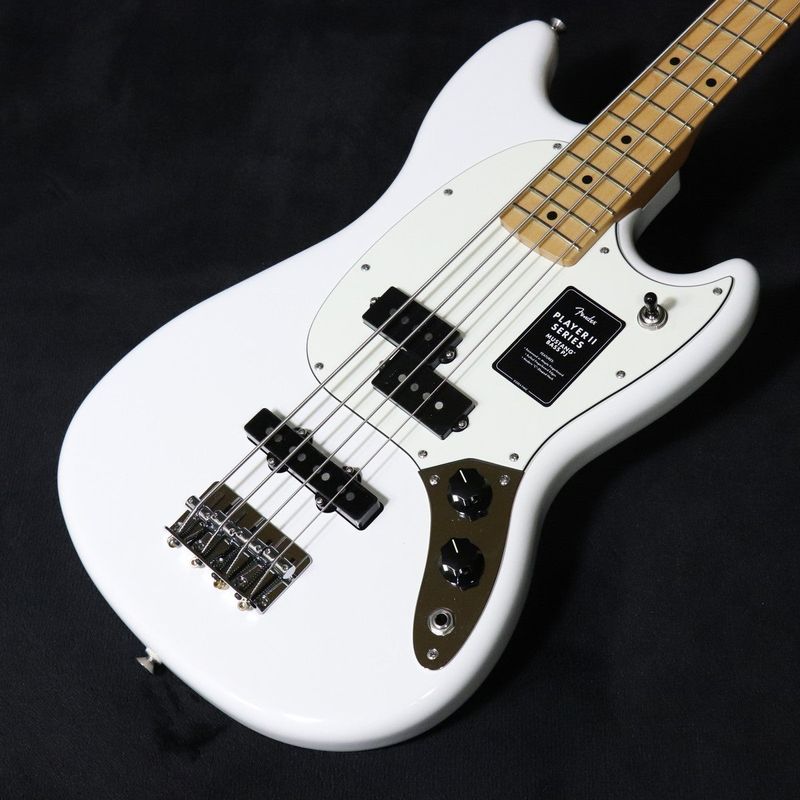 Fender / Player II Mustang Bass PJ Maple Fingerboard Polar White