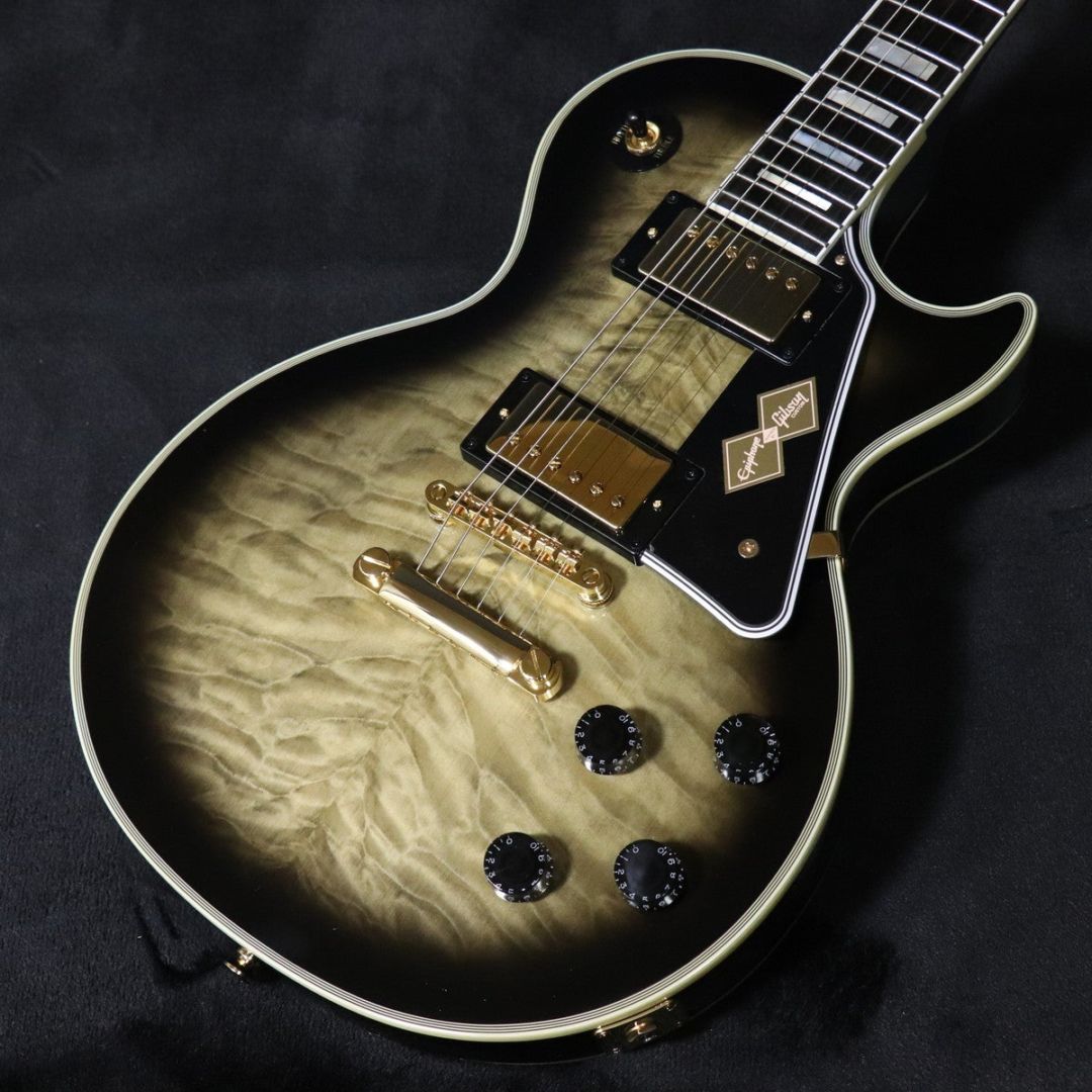 Epiphone / Inspired by Gibson Custom Les Paul Custom Quilt Cobra