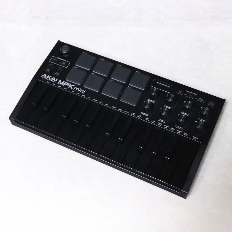 【中古】AKAI MPK mini MIDIキーボード 中古】AKAI / MPK mini Mk3 Black 【梅田店】 | MIDIキーボード