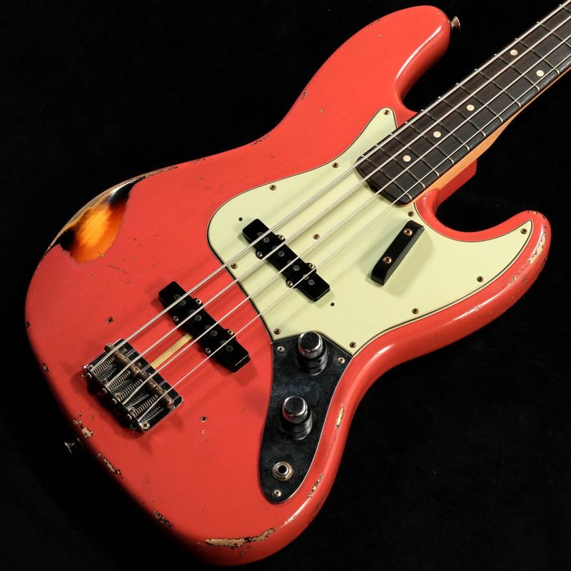 【中古】Fender Custom Shop / Master Built Series1962 Jazz Bass Aged Fiesta Red 3-Tone Sunburst by Jason Smith 【渋谷店】