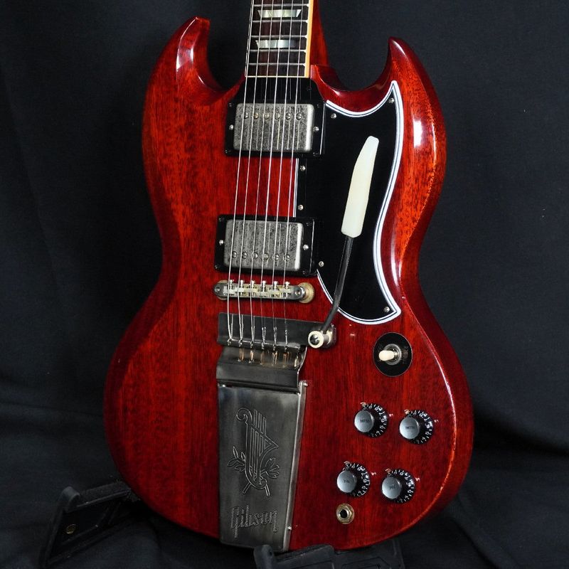 GIBSON CUSTOM / Murphy Lab 1964 SG Standard w/Maestro Long Vibrola Ultra Light Aged Cherry Red 【御茶ノ水本店FINEST GUITARS】