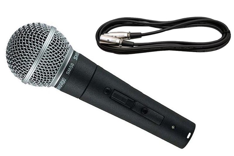 SHURE シュア / SM58 SE【3mマイクケーブル セット！】スイッチ付き ダイナミックマイク【超定番】【国内正規品2年保証】