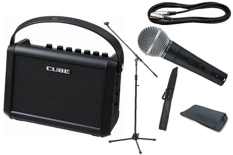 オールイン・ワンのポータブルアンプ] Roland / CUBE Street MINI
