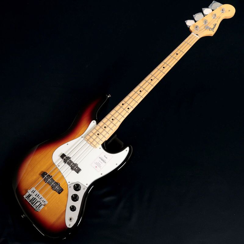 Fender / Made in Japan Hybrid II Jazz Bass Maple 3-Color Sunburst