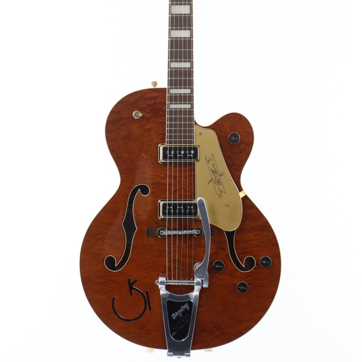 中古】Gretsch / G6120TGQM-56 LTD Q Roundup Orange Stain 【梅田店