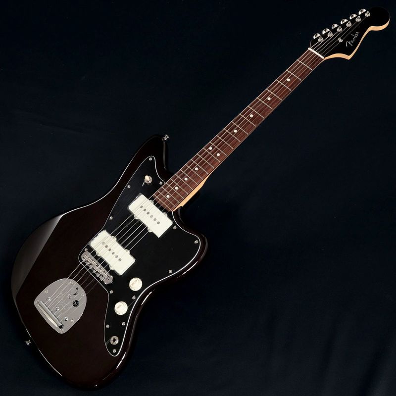 ギター Fender FSR Jazzmaster Alder Trans Black Fender / FSR Collection Hybrid II Jazzmaster Alder Trans Black