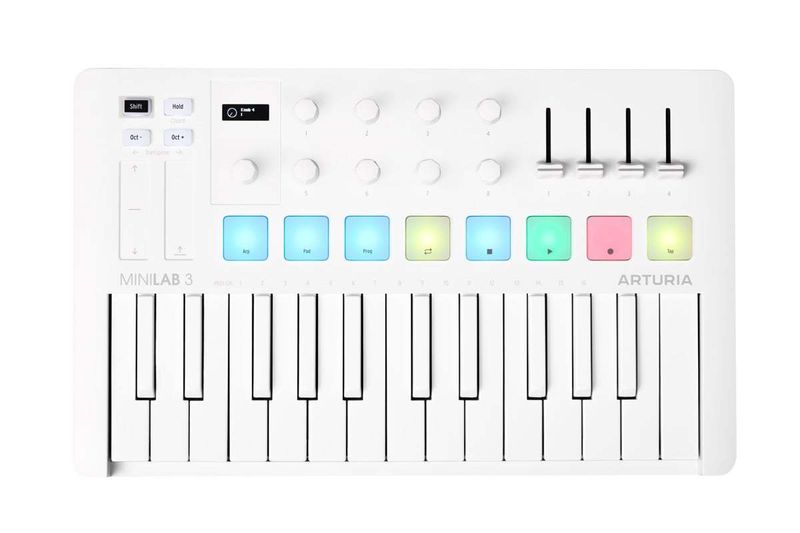 アートリアARTURIA MiniLab3 Alpine White Arturia アートリア / MiniLab 3 Alpine White MIDIキーボード＆パッド