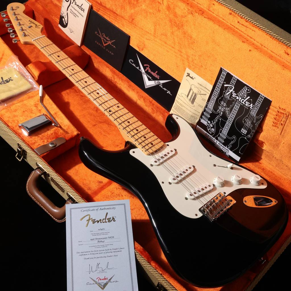 中古】Fender Custom Shop / 1956 Stratocaster NOS Black 【御茶ノ水