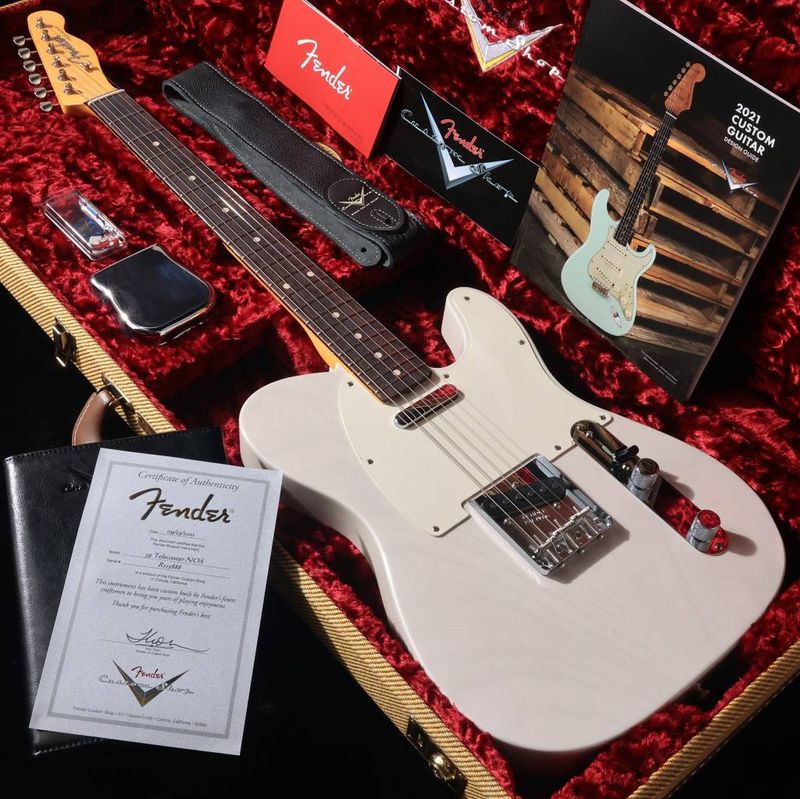 【中古】Fender Custom Shop / Custom Built 1959 Telecaster NOS White Blonde 【御茶ノ水本店】