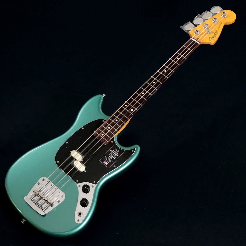 (スペシャルプライス)(実物画像) Fender / American Professional Classic Mustang Bass Rosewood Faded Sherwood Green Metallic [3.63kg] フェンダー ムスタングベース エレキベース 【池袋店】