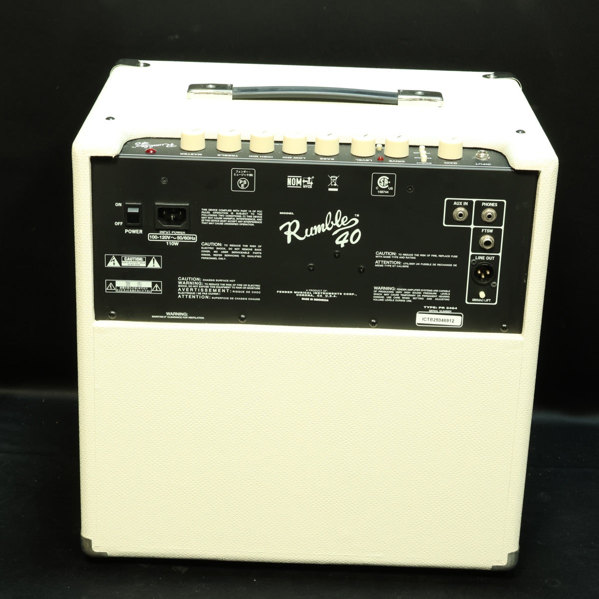 中古】FENDER USA / RUMBLE 40 V3 IVORY 【福岡店】 | コンボアンプ