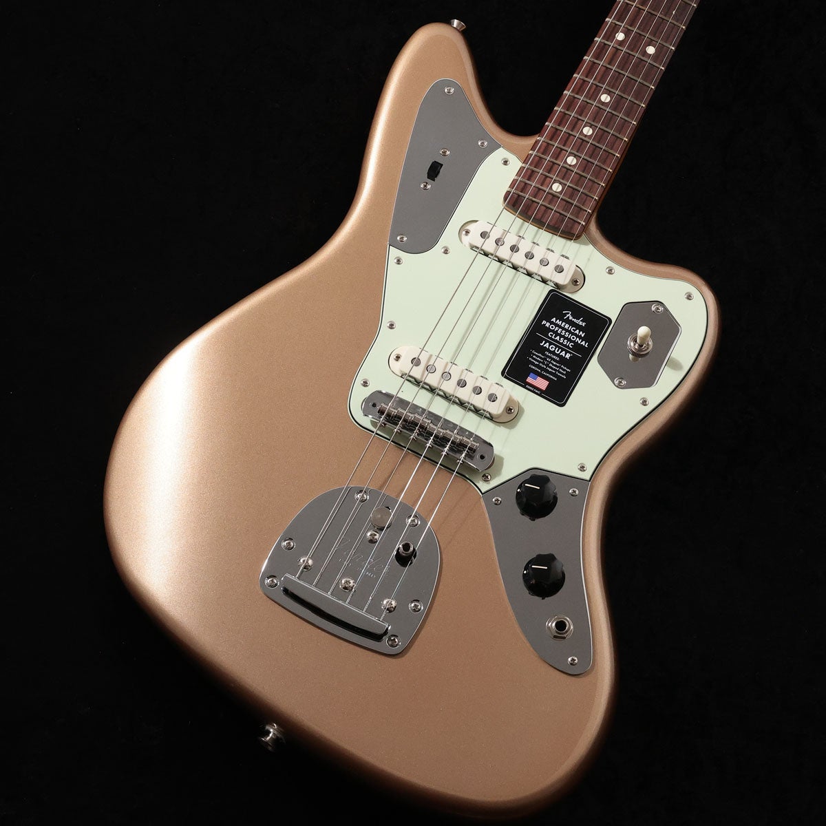 Fender / American Professional Classic Jaguar Faded Firemist Gold