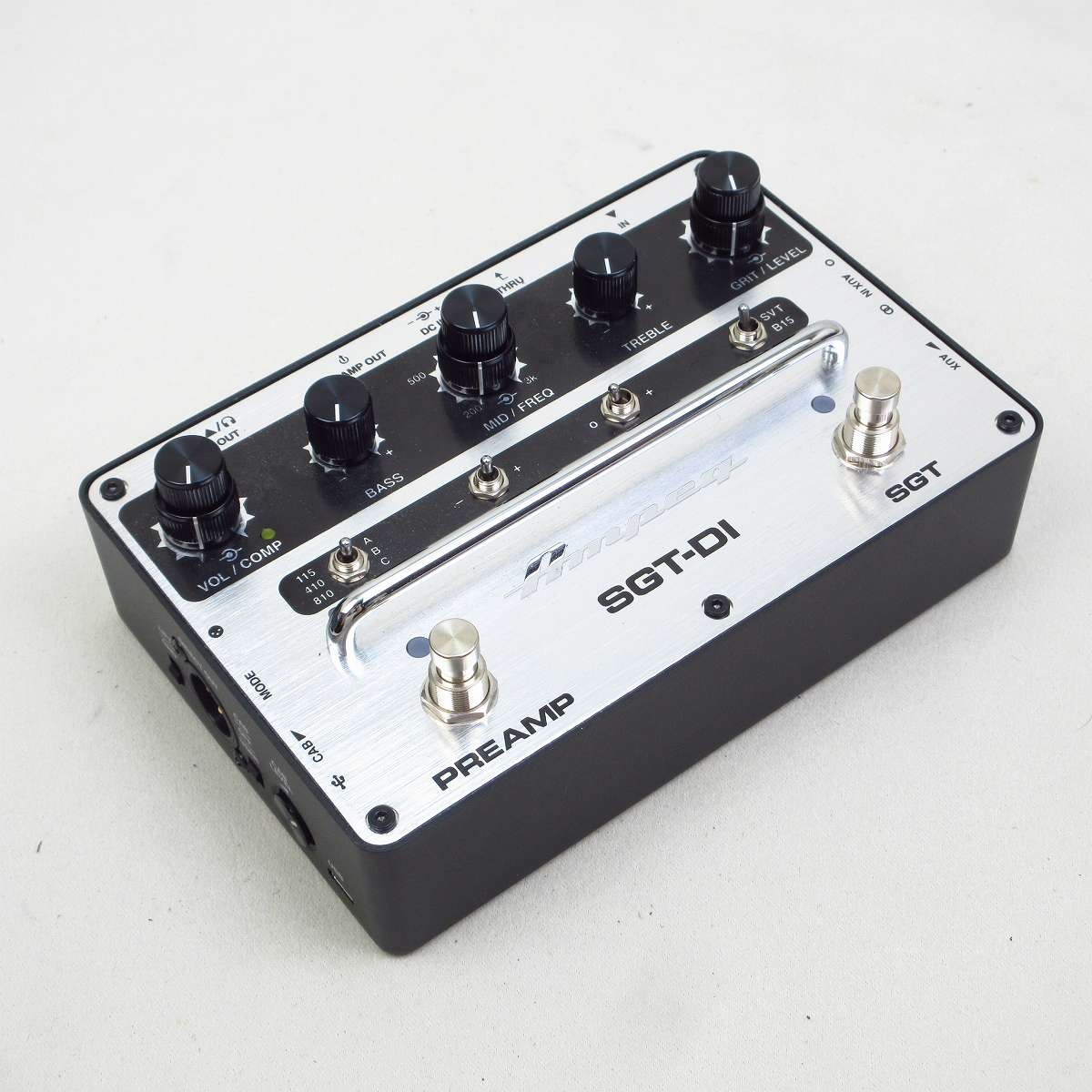 中古】Ampeg / SGT-DI Bass Preamp Pedal/DI ベースプリアンプ 【横浜