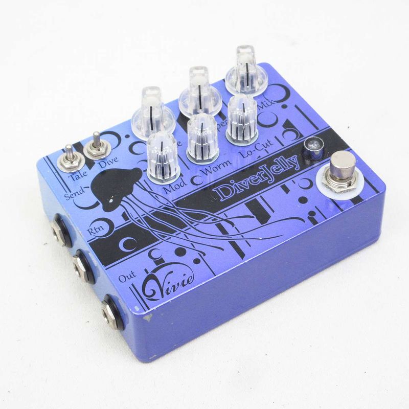 Vivie DiverJelly ギターエフェクター 本体 中古】Vivie / Diver Jelly ディレイ 【横浜店】 | ディレイ