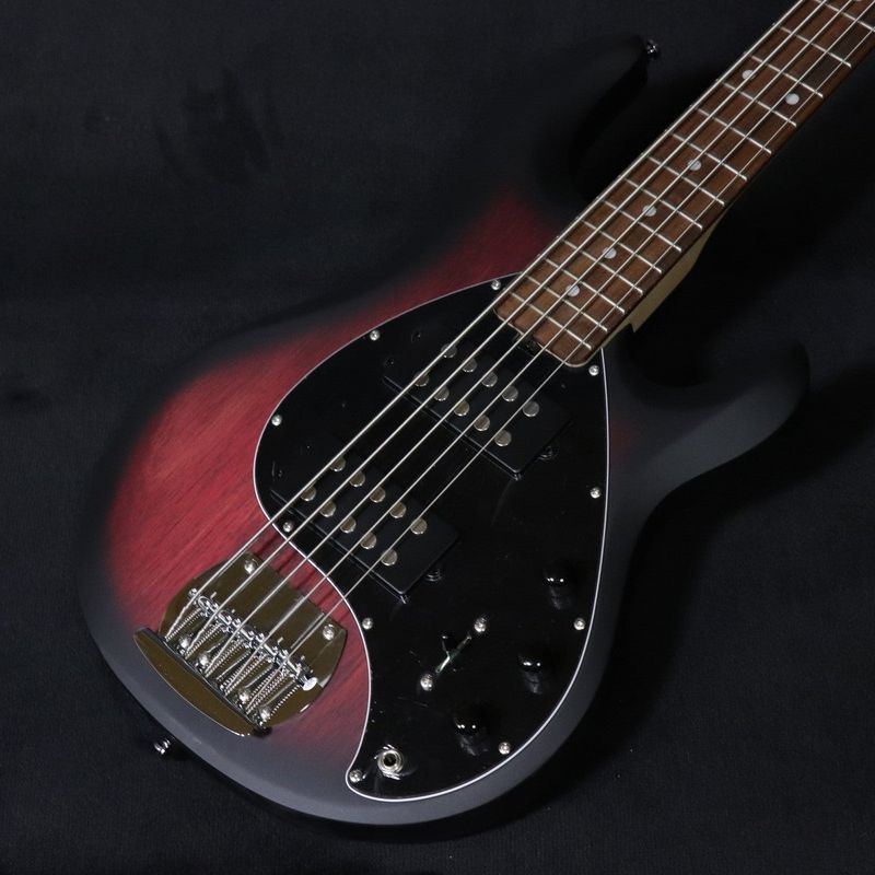 Sterling by Music Man / SUB Series StingRay 5 HH Ruby Red Burst