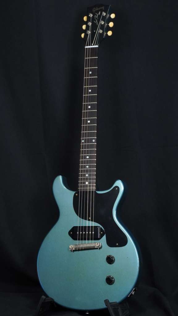 GIBSON CUSTOM / Dealer Select Murphy Lab 1958 Les Paul Junior Double Cutaway Light Aged Pelham Blue 【오차노미즈 본점 FINEST GUITARS】 사진 2