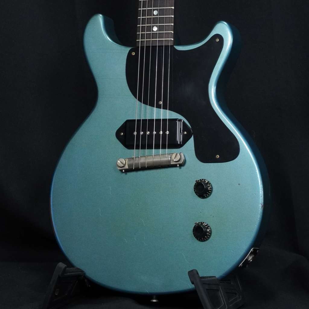 GIBSON CUSTOM / Dealer Select Murphy Lab 1958 Les Paul Junior Double Cutaway Light Aged Pelham Blue 【오차노미즈 본점 FINEST GUITARS】