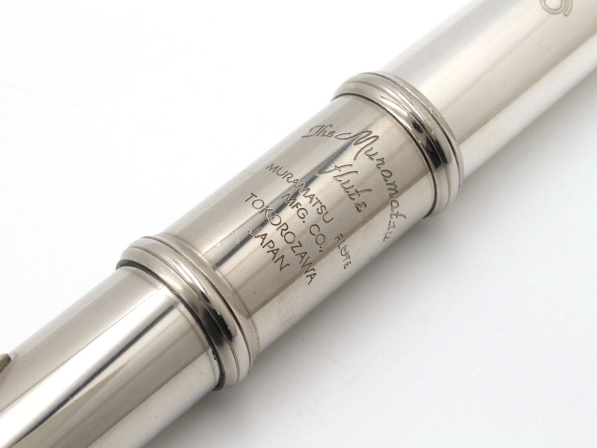 中古】MURAMATSU / フルート M-120 頭部管銀製 全タンポ交換済み