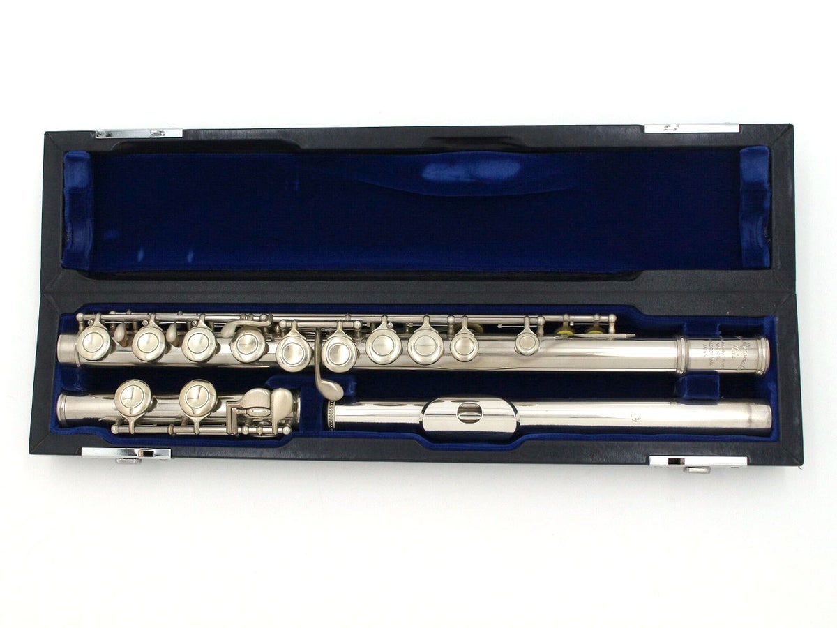 中古】MURAMATSU / フルート M-120 頭部管銀製 全タンポ交換済み