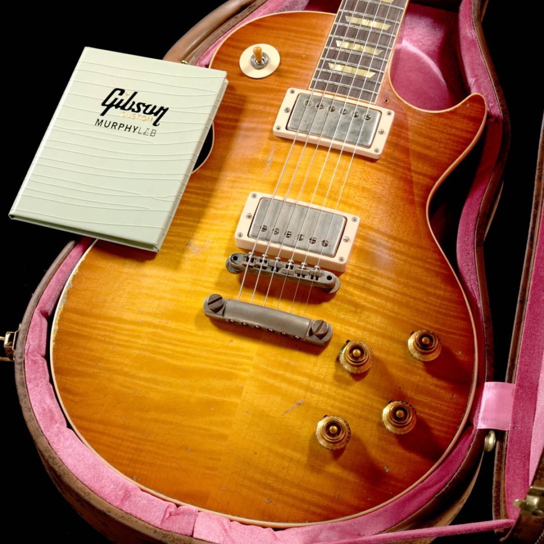 Gibson Custom / Limited Edition 1959 Les Paul Standard Reissue Heavy Aged Molten Amber Burst