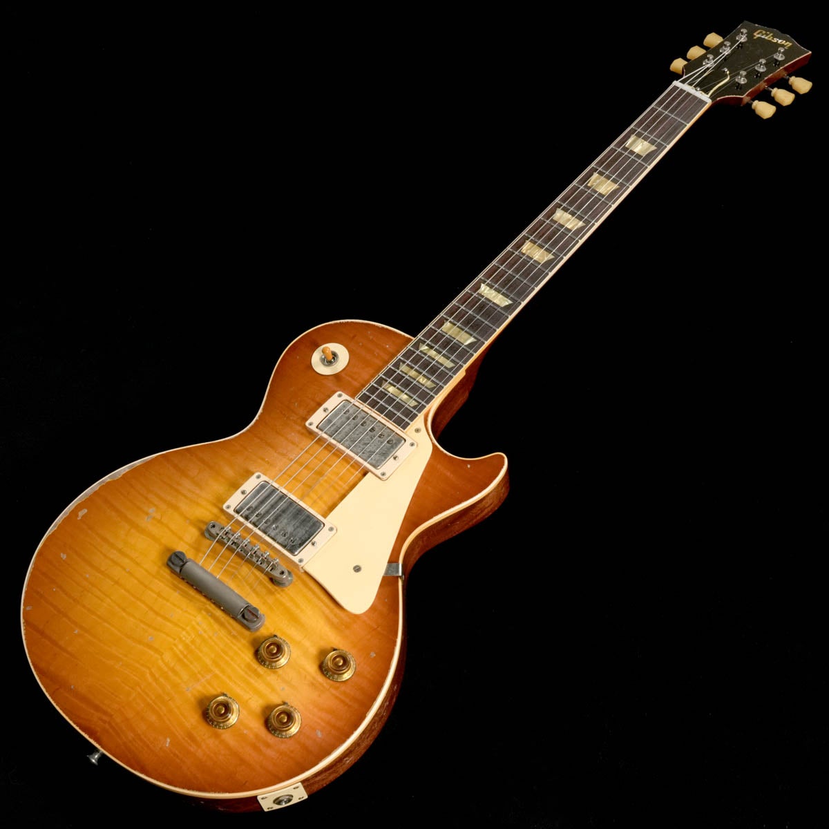 Gibson Custom / Limited Edition 1959 Les Paul Standard Reissue, Heavy Aged, Faded Peach Burst 사진 2