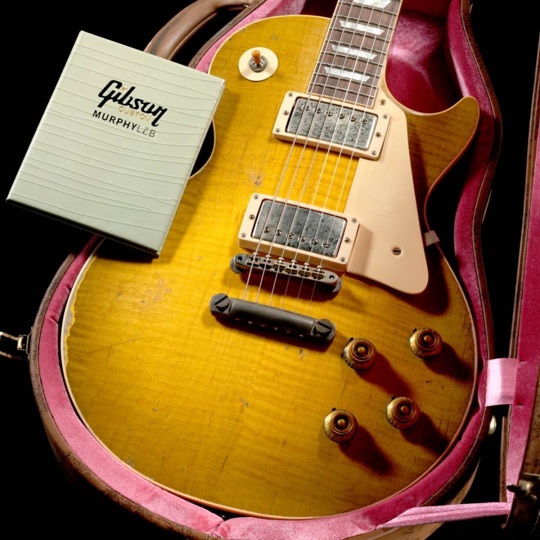 Gibson Custom / Murphy Lab 1959 Les Paul Standard Reissue Heavy Aged Green Lemon Fade