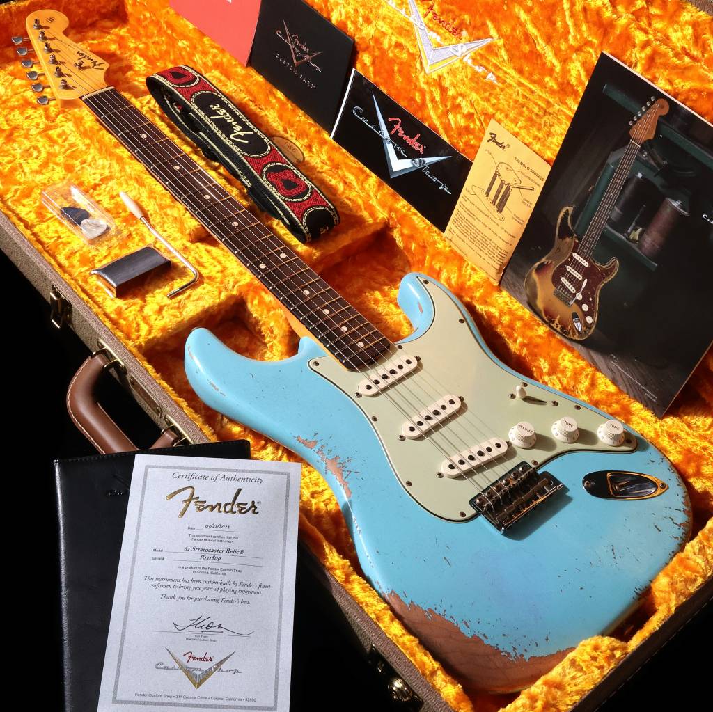 中古】Fender Custom Shop / 1962 Stratocaster Heavy Aged Daphne